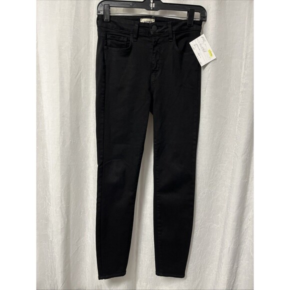 L'AGENCE Black Margot High Rise Skinny Jeans Size 27 x 26 - Picture 3 of 9